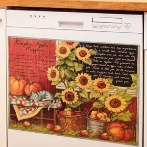 NWT! Pumpkin/Apple Muffin Recipe Kitchen Magnet